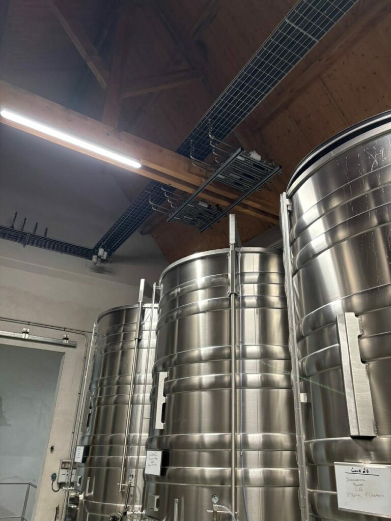 Cuves inox de cave viticole, refroidissement de cuves Climacentre
