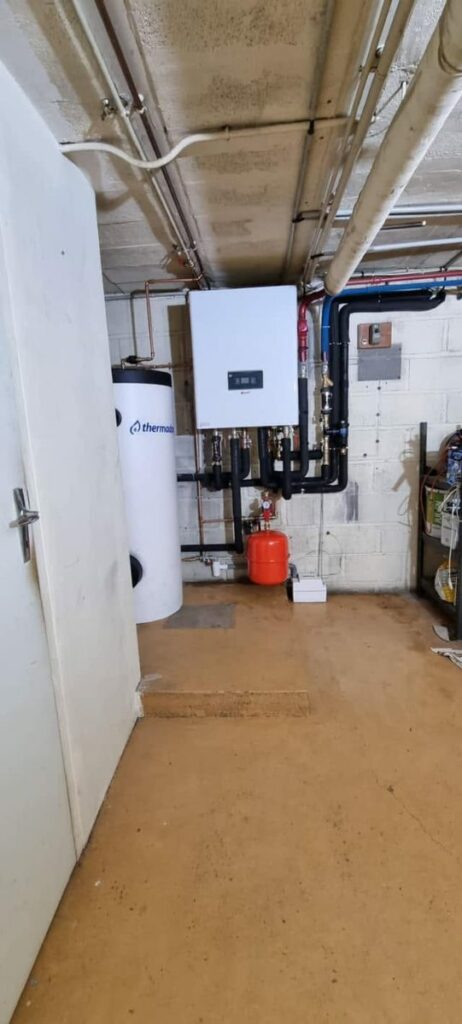 Installation de chauffage dans un local technique, Climacentre