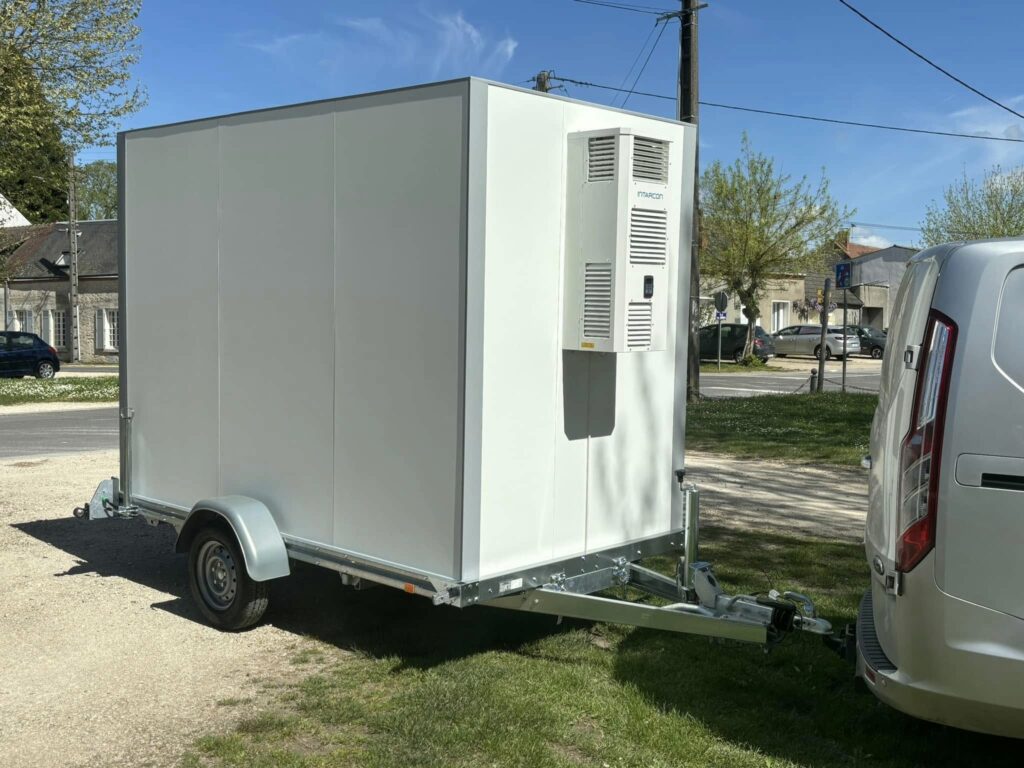 Petite remorque frigorifique avec groupe, Climacentre