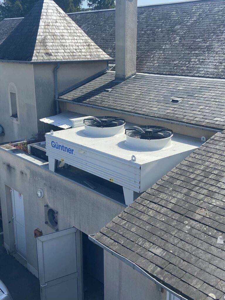 Aérorefroidisseurs en toiture, Climacentre